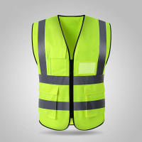 援邦 反光马甲反光衣反光背心荧光马甲多口袋交通路政 标准款