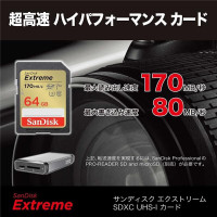 闪迪 SDSDXV6-064G-ZNCIN 64G 读取速度170MB/s,写入速度80MB/sSD内存卡