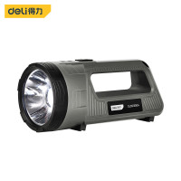 得力deli DL551300A大功率手提灯手电筒远射探照灯充电式防水应急灯
