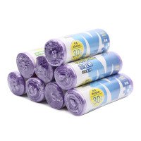 晨光(M&G) 垃圾袋加厚型清洁袋45*55cm办公家用厨房单色/混色装ALJ99406 8卷/组