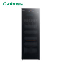 康宝(Canbo)消毒柜家用 立式 商用双门大容量紫外线消毒柜 消毒烘干一体机 一星级390L黑曜面板XDZ390-C3