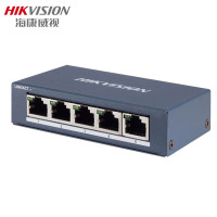 海康威视 DS-3E0505D-E交换机百兆网络监控交换器网线分流分线器 全千兆5口