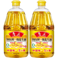 鲁花5S压榨一级花生油1.8L*2(礼盒) 物理压榨 送礼 健康食用油