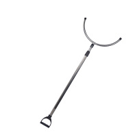 京顿防暴钢叉 保安防暴器材 不锈钢便携钢叉 学校校园工厂保安用品可伸缩