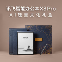 科大讯飞(iFLYTEK)XF-DX-T310E 智能办公本X3 Pro AI瑰宝文化礼盒 黑色