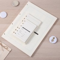 企采严选 B5活页本替换芯 九孔通用 日历款