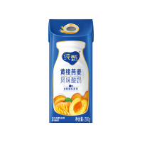 蒙牛纯甄风味酸牛乳黄桃燕麦味康美笑脸包200g×10