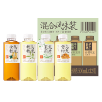 果子熟了 无糖茶 茶饮料 混合口味 0糖0脂0能量 500mL*12瓶