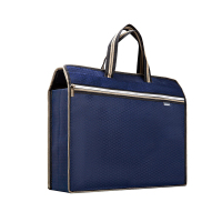 金得利 DC1919 公文包公事包立体防水牛津布 手提包文件包 蓝色