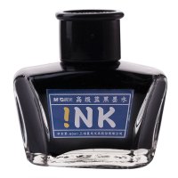 晨光(M&G)蓝黑色高级碳素墨水不堵钢笔水大容量60ml/瓶AICW9001B