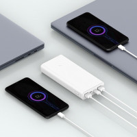 小米移动电源3原装20000毫安时USB-C18W双向快充版内含数据线适用小米10/红米9苹果安卓redmi手机充电宝