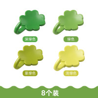 茶花挂钩 浴室门后粘钩 衣服毛巾挂钩 挂衣架强力粘贴钩 8只(单位:组)