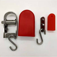 静游泳池泳道线加重收紧器膨胀螺丝分道线挂钩分割线配件预埋杯 收紧器+挂钩/套