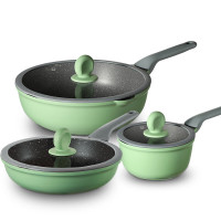 炊大皇(COOKER KING)B50045竹青石系列三件套(煎炒奶)(单位:套)