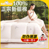 睡眠英雄(SleepHero)40支A类可水洗纯棉 新疆棉花夏季空调被夏凉被子2斤150*200cm