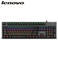 联想 k104 机械键盘 黑色 红轴