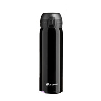 特美刻纯钛T字弹跳盖保温杯TW60209Ti 500ml(单位:个)黑色