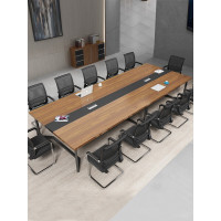 张匠会议桌长桌办公家具会议室简约现代条形大小型培训会议桌2.4m×1.2m