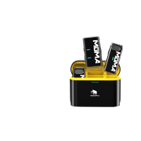 企采严选 无线麦克风领夹麦克风 一拖二小蜜蜂vlog采访户外直播手机收音麦larkm1