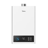 美的(Midea)12升燃气热水器 天然气变频恒温 智能恒温燃热水器 JSQ22-ZC1