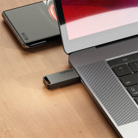 联想 ThinkPlus联想 32GB USB3.1U盘 TU100系列 商务金属闪存优盘 灰色