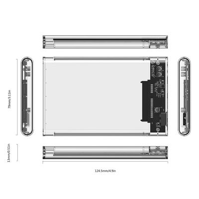 企采严选 6829C3 移动硬盘盒底座2.5/3.5英寸SATA机械固态通用Type-C3.2 ssd