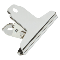 天顺 山形夹白钢夹铁夹子不锈钢夹子大号长尾夹小夹子家用强力文件整理夹子夹燕尾夹票 160mm 山形夹 6个