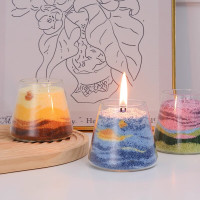 diy沙画香薰蜡烛手工材料包套餐 花园-玫瑰