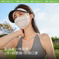 蕉下帽檐款全脸防晒面罩AL33324深黛灰