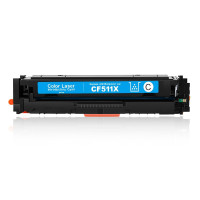 得印 CF510A蓝色硒鼓易加粉带芯片204A 适用惠普hp M180n M154a硒鼓M181fw M154nw彩色打