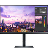 三星(SAMSUNG)27英寸2K高清电脑显示器75/100Hz广视角IPS屏升降旋转27英寸2K S27B612EQC