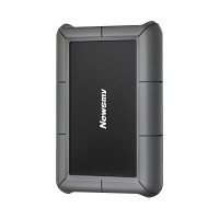 纽曼(Newsmy)4TB 移动硬盘 3.5英寸 桌面存储 星际系列 Type-C 3.1 硅胶保护金属外壳