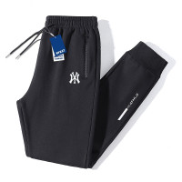 企采严选 黑色裤子 纯棉潮牌休闲裤男女同款