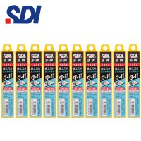 手牌(SDI)美工刀片大号1404裁纸壁纸刀片工业用批发 18mm宽60度角刀片(10小盒)