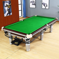 企采严选成人标准型美式黑八台球桌商用单位球房 高配[自动回球]