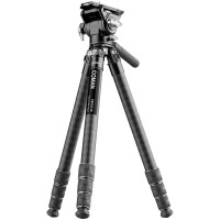 科漫(COMAN)TSC34V5相机三脚架轻骑兵10层碳纤维相机支架无中轴专业摄影摄像单反三角架户外手机摄影支架