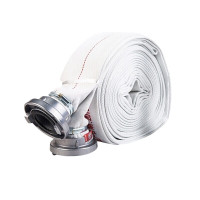 腾驰 龙涛消防水带10-65-20(合成橡胶国标款) 20m水带+接扣