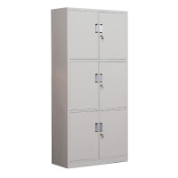 企诺 通三节文件柜资料柜铁皮柜加厚 850*390*1800mm