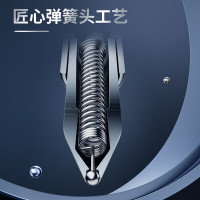 晨光(M&G)文具K35/0.5mm蓝色中性笔 经典按动子弹头签字笔 医用处方笔 办公水笔 12支/盒