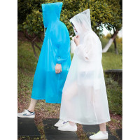 企采严选 加厚成人套头束口雨衣/件