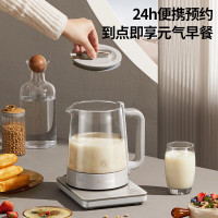 九阳[太空系列]1.5L养生壶玻璃花茶壶 纯钛加热盘抗异味 12大功能 0胶水电水壶WY501