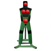 企采严选兵之友刺杀训练人形靶 刺杀假人全身靶总部大纲款 红(固定款)A