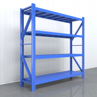 储货架仓库置物架多层家用展示架 超市储物架库房加厚重型铁架子 2000*600*2000mm