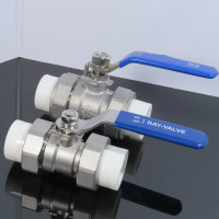 和洛宝-PPR双熔活接球阀de50 - 铜球、铜杆