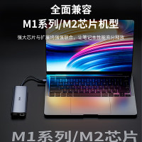 SSk飚王type-c扩展坞10G拓展坞USB-C转HDMI转换器4K投屏USB分线器 14合1 4K60Hz 四屏异显