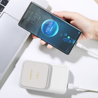 沃品(WOPOW)LW03 22.5W自带线快充移动电源快充数显无线磁吸充