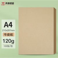 天章 P3446凭证封面纸牛皮卡纸绘图绘画纸100张/包120g