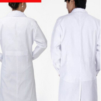 谋福 白大褂 实验服工作服 男士长袖薄款 L