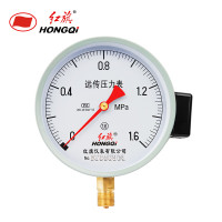 红旗YTZ-150电阻远传压力表径向0-1.6mpa恒压供水远程配变频器气压表油压表液压表