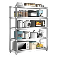 企采严选 304不锈钢库房五层货架 1800*600*1900